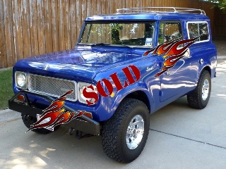 Left front 1970 International Scout