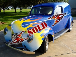 Left front 1941 Ford Sedan Delivery