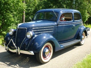 Left front 1936 Ford